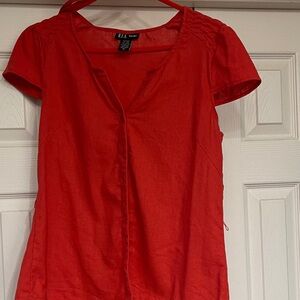 Vibrant Red Women's Skirt Set by D.F.A. New York